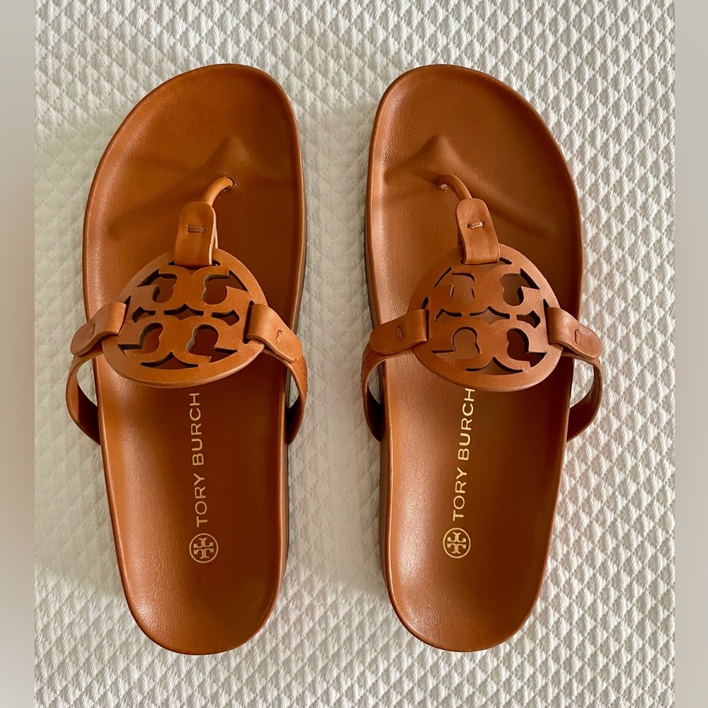 Miller Cloud Sandals - Size 8 - Aged Camello